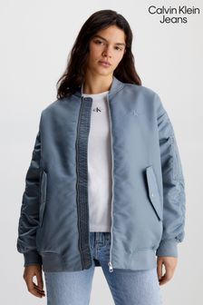 Calvin Klein Jeans Grey Oversized Bomber Jacket (942561) | €107