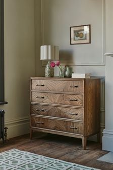 Nina Campbell Brown Tedworth 4 Drawer Chest (9426T8) | €948