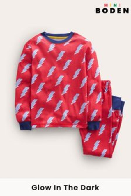 Pijama rojo con diseño que brilla en la oscuridad de Boden (942790) | 40 € - 46 €