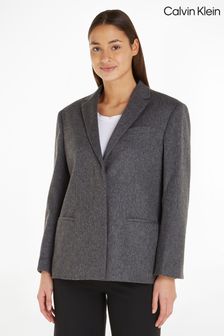 Calvin Klein Grey Wool Tailored Blazer (943010) | €165