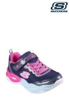 Skechers Blue Twisty Glow Trainers (943192) | $88