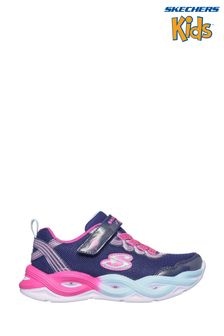 Skechers Blue Twisty Glow Trainers (943192) | $75