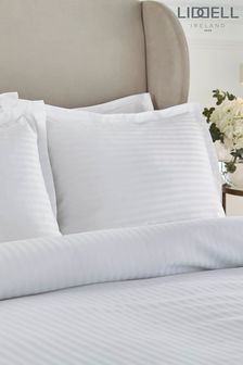 Liddell White 400 Thread Count Egyptian Cotton Striped Oxford Pillowcase Pair
