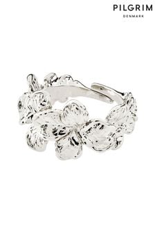 PILGRIM Silver Echo Adjustable Flower Ring (944046) | €47