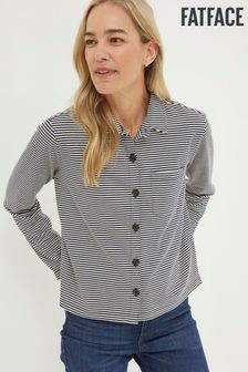 FatFace Blue Jess Stripe Jersey Shirt (944085) | kr770