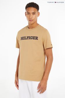 Tommy Hilfiger Monotype T-Shirt mit Grafik, Creme (944561) | 87 €