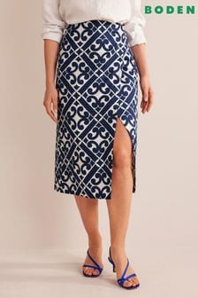 Boden Blue Easy Wrap Midi Skirt (945475) | €39