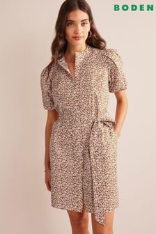 Boden Brown Short Sleeve Shirt Dress (946134) | 69 €
