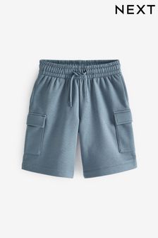 Modrozelena modra - Cargo kratke hlače iz džersija (3–16 let) (946334) | €10 - €15