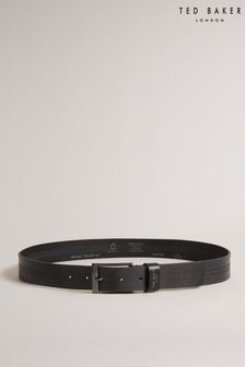حزام جلد أسود بتفصيل غرز Crisic من Ted Baker (947575) | 304 ر.س