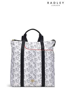 Radley London Radley 24/7 - Sketch Street Medium Ziptop White Backpack (948521) | HK$1,326