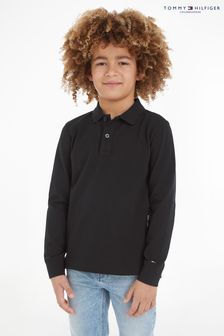 Tommy Hilfiger Kids Essential Long Sleeve Black Polo Shirt (949326) | €52 - €65