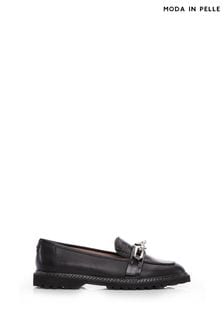Moda In Pelle Furla Chunky Sole Loafers With Chain Trim (950655) | 312 zł