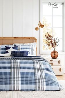 Helena Springfield Blue Long Island Brushed Cotton Check Set (950899) | $124 - $234