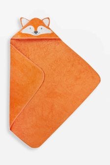 JoJo Maman Bébé Orange Fox Hooded Towel (950994) | ₪ 91