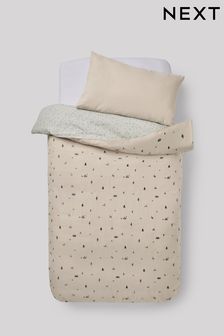 Embroidered Camping 100% Cotton Printed Bedding Duvet Cover and Pillowcase Set (951170) | KRW50,500 - KRW73,700