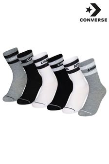 Converse Grey Socks 6 Pack (951603) | 115 SAR