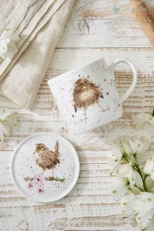 Royal Worcester Wrendale Fly the Nest Mug & Coaster (951711) | €26