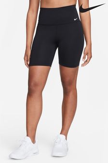 Negru - Pantaloni scurți de ciclism cu talie înaltă pentru 7" Nike Dri-fit One (952123) | 197 LEI