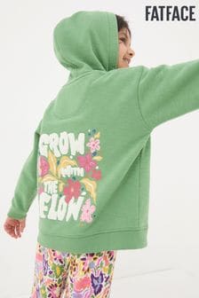FatFace Green Grow Flow Zip Through Hoodie (952350) | $35