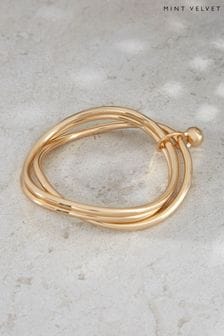 Oro - Mint Velvet - Triplo bracciale rigido (952527) | €48