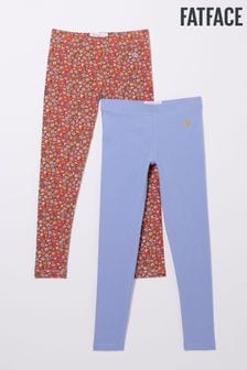 FatFace Red Ditsy Floral Leggings 2 Pack (952554) | €23