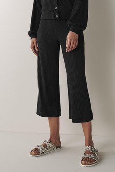 Jupe-culotte côtelée