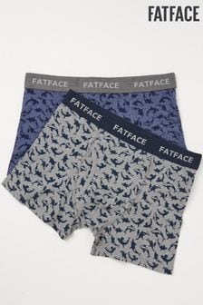 FatFace Killer Whale Boxers 2 Pack