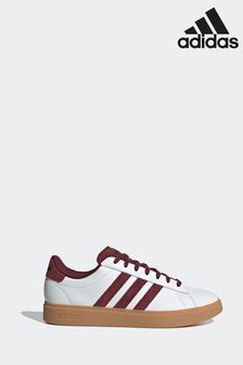 Bílo-vínová - Adidas Grand Court Trainers (953154) | 2 775 Kč