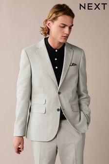 Light Grey Linen Suit: Jacket (953393) | OMR38