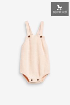 Roz - Salopetă scurtă tricotată the Little Tailor Bebeluși stilată (953419) | 173 LEI