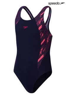 Speedo Blue HyperBoom Splice Muscleback Swimsuit (953862) | €23.50