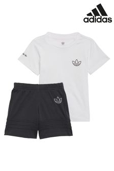 Weiß - Adidas Sport Collection Set mit T-Shirt und Shorts (953931) | 40 €
