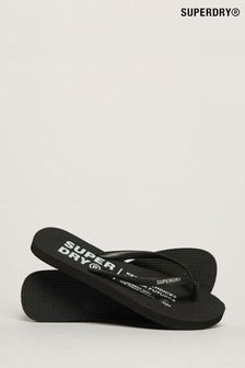 SUPERDRY Black Vegan Flip-Flops (954207) | AED111
