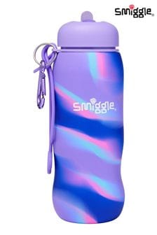 Smiggle Purple Vivid Silicone Roll Up Drink Bottle (954299) | 100 SAR