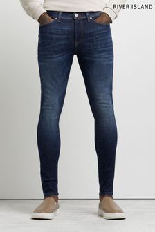 River Island Blue Dark Spray On Bombay Jeans (954472) | €18