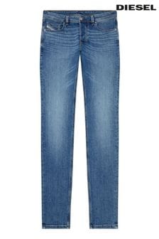 Denim, Mittelblau - Diesel Larkee Beex Jeans in Straight Fit mit dunkler Denim-Waschung (954749) | 226 €