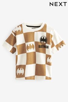 Tan Brown Short Sleeve Batman T-Shirt (3mths-8yrs) (954954) | 45 QAR - 54 QAR