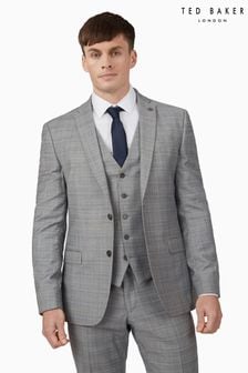 Ted Baker Grey Prince of Wales Check Slim Suit Jacket (954993) | €159