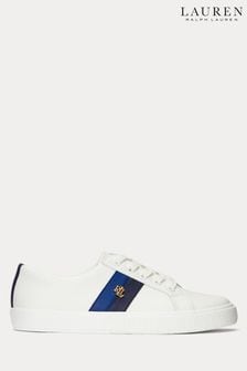 Lauren Ralph Lauren Janson II Leather White Sneakers (955079) | 167 €