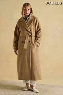 Joules camel coat online