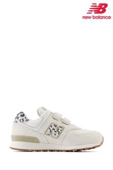 White - New Balance Boys Hook & Loop 574 Trainers (955160) | kr1 100