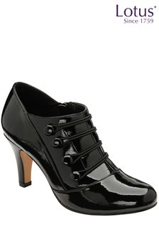 Lotus Black Patent Shoe Boots (955385) | 346 QAR