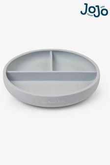 JoJo Maman Bébé Grey Silicone Suction Divided Plate (955474) | AED67