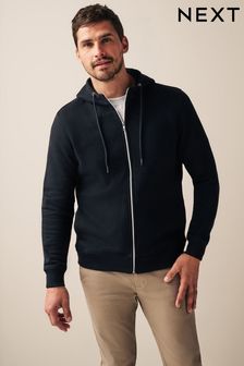 Black Zip Through Hoodie (955702) | 148 QAR