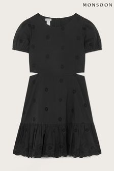 Monsoon Black Storm Broderie Dress (955974) | €27 - €29