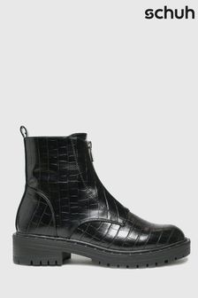 Schuh Ashlyn Croc Front Zip Boots (956490) | €55
