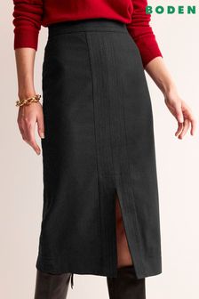 Boden Black Wool Pencil Skirt (956615) | €70
