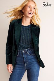Темно-зеленый - трикотажный пиджак Boden Marylebone (956726) | €126