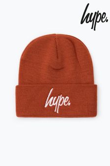 橙色和白色 - Hype 男孩脚本针织帽 (956840) | NT$840